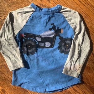 Hanna Andersson motorcycle shirt